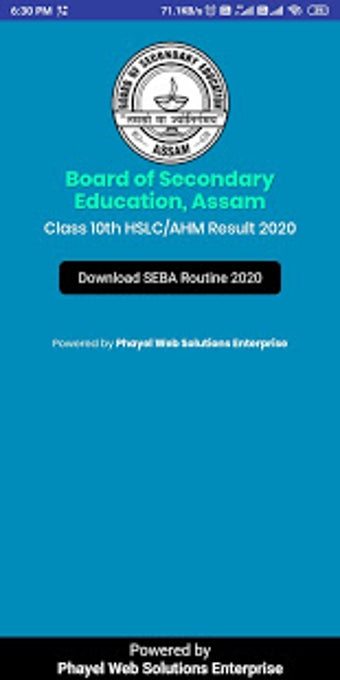 Image 0 for SEBA Result