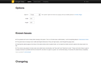 Image 0 for Google Keep Extension