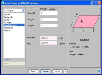 Imagen 0 para Area Volume and Weight Ca…