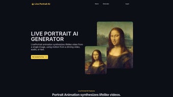 Imagen 0 para Live Portrait Ai Generato…