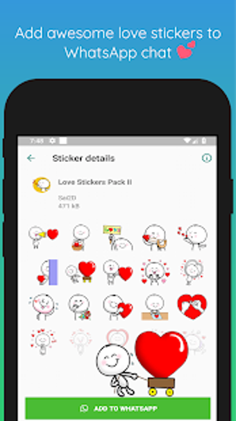 Image 2 for 3D Love Stickers For What…