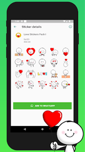 Imagen 1 para 3D Love Stickers For What…