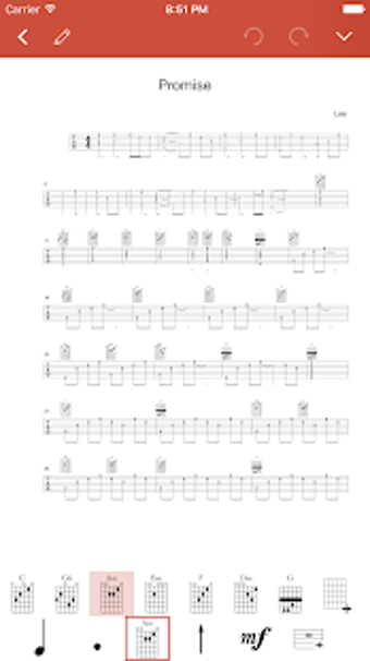 Image 3 for Guitar Notation - Tabs Ch…
