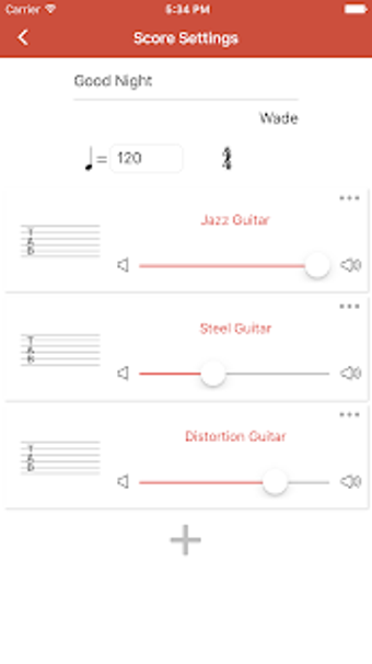 Image 1 for Guitar Notation - Tabs Ch…