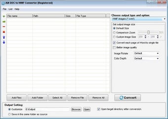 Image 0 for Ailt DOC to WMF Converter