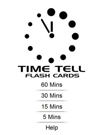 Imagen 5 para Time Tell Flash Cards