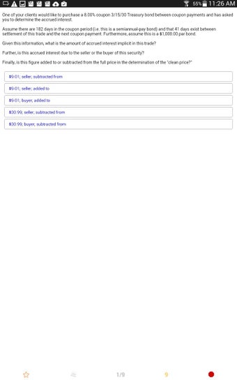 Image 0 for CFA Exam Level I Question…