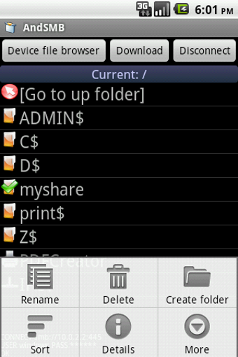 Image 1 for AndSMB (samba client)