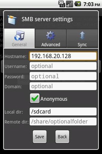 Image 0 for AndSMB (samba client)