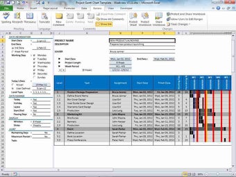 Image 0 for Project Gantt Chart