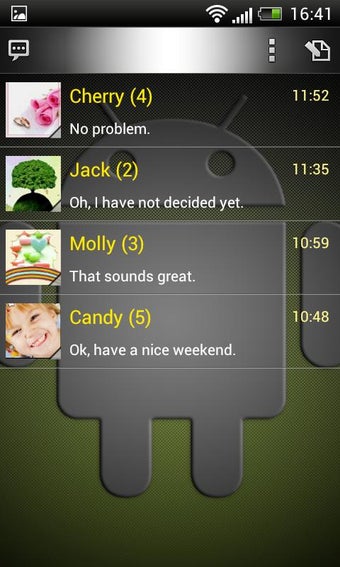 Imagen 3 para Handcent 5 Skin Android