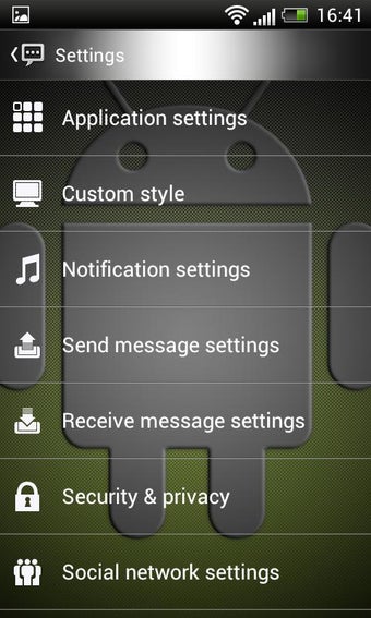 Imagen 0 para Handcent 5 Skin Android