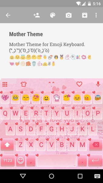 Imagen 2 para Mother's Day Emoji Keyboa…