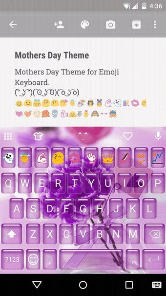 Imagen 1 para Mother's Day Emoji Keyboa…