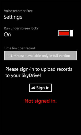 Imagen 1 para Voice Recorder Free for W…