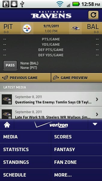 Image 0 for Baltimore Ravens Mobile