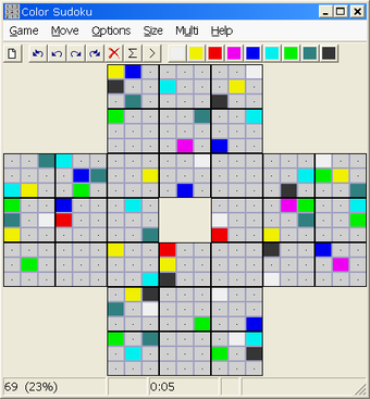 Image 0 for Color Sudoku