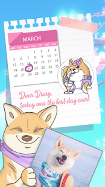 Imagen 2 para Cute Shiba Inu Anime Diar…