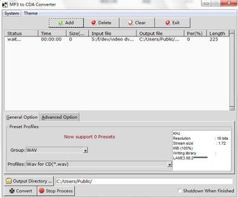 Imagen 0 para MP3 to CDA Converter Pro