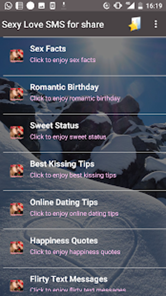 Imagen 1 para Sexy Love SMS for share