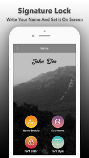 Image 0 for Signature Lock Screen