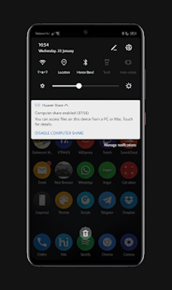 Imagen 0 para Dark EMUI 9 Theme for Hua…
