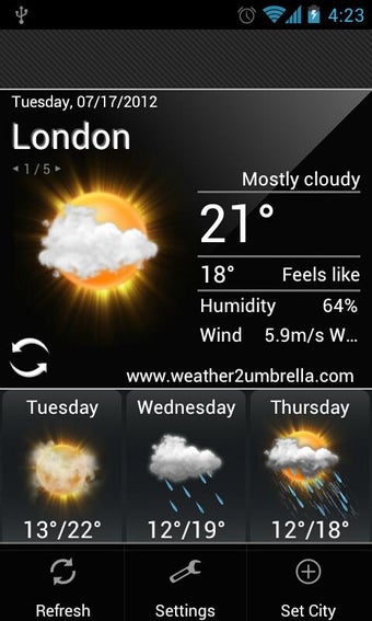 Imagen 3 para Weather2Umbrella LTD