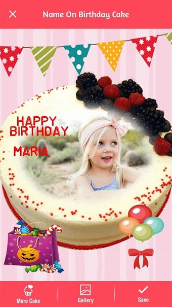 Image 3 for Name Photo on Birthday Ca…