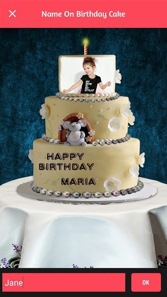 Image 0 for Name Photo on Birthday Ca…