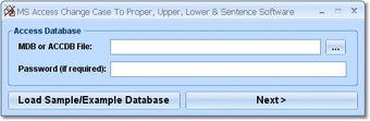 Imagen 0 para MS Access Change Case To …