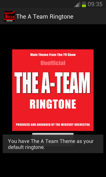 Image 1 for A Team Ringtone Unofficia…