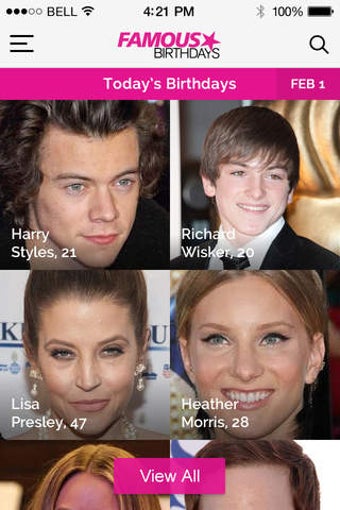 Image 0 for Famous Birthdays