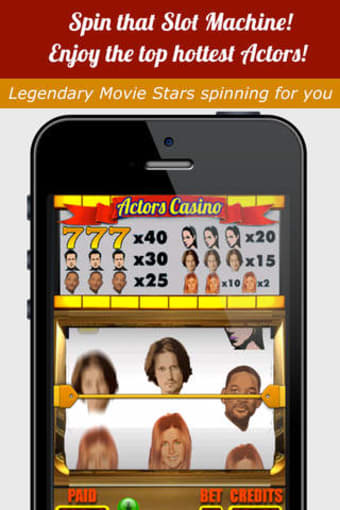 Image 0 for Actor Face Slot Machine V…
