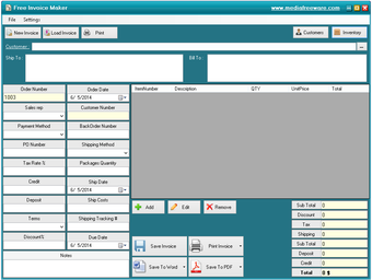 Image 0 for Free Invoice Maker