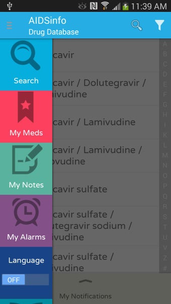 Imagen 0 para AIDSinfo Drug Database