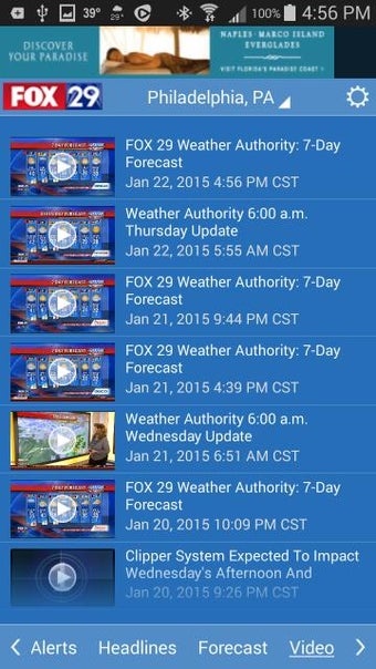Image 0 for FOX 29 WEATHER AUTHORITY