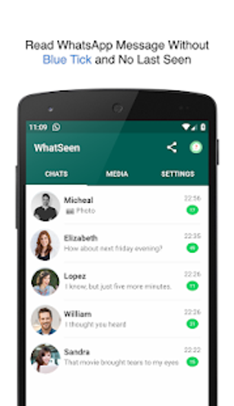 Imagen 1 para WhatSeen -No Last Seen,Hi…
