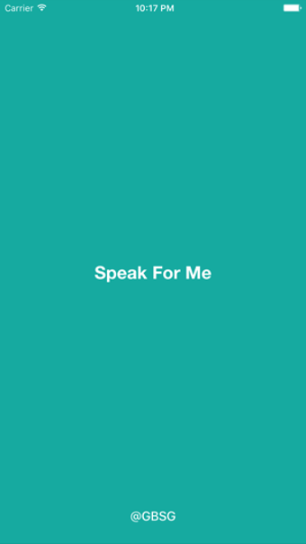 Image 1 for Speak For Me App