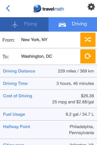 Image 0 for Travelmath - trip calcula…