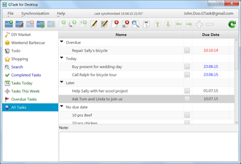 Image 2 for GTask for Desktop
