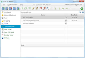 Image 0 for GTask for Desktop
