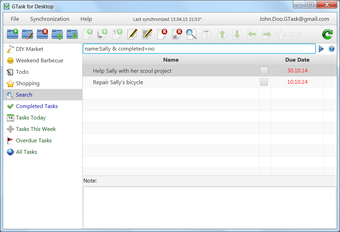 Image 1 for GTask for Desktop