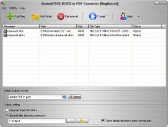 Imagen 0 para Aostsoft DOC DOCX to PDF …