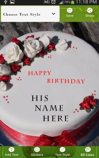 Imagen 2 para Name Photo On Birthday Ca…