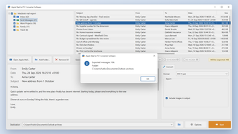 Image 0 for Apple Mail to PST Convert…