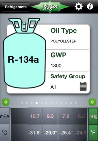 Image 0 for Bitzer Refrigerant Ruler