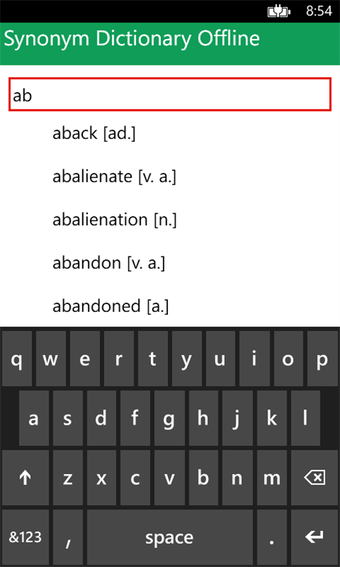 Image 0 for Synonym Dictionary Offlin…