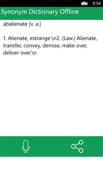Imagen 1 para Synonym Dictionary Offlin…