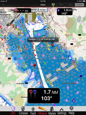 Imagen 0 para Ligurian Sea GPS Nautical…