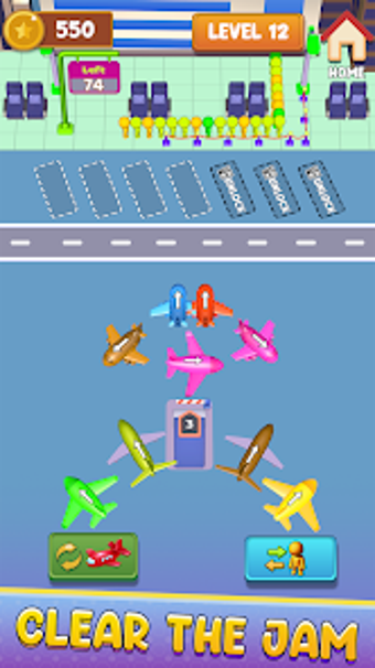 Image 0 for Plane Sort: Parking Jam